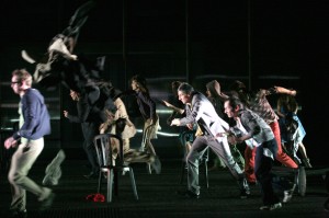 Cast of Rhinocéros (Photo Credit: Jean Louis Fernandez)