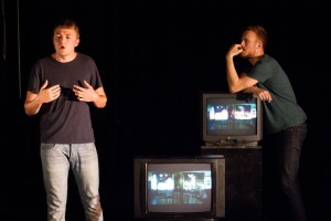 image of Bloom Abraham Parker and Robert Scobie Photo Credit VocalPoint Theatre