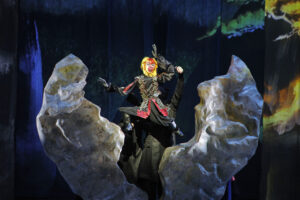 The Monkey King puppet in Huang Ruo and David Henry Hwang's "The Monkey King."