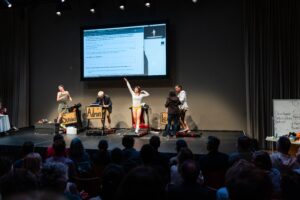 image of actors on stage