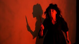 Image of actor in silhouette