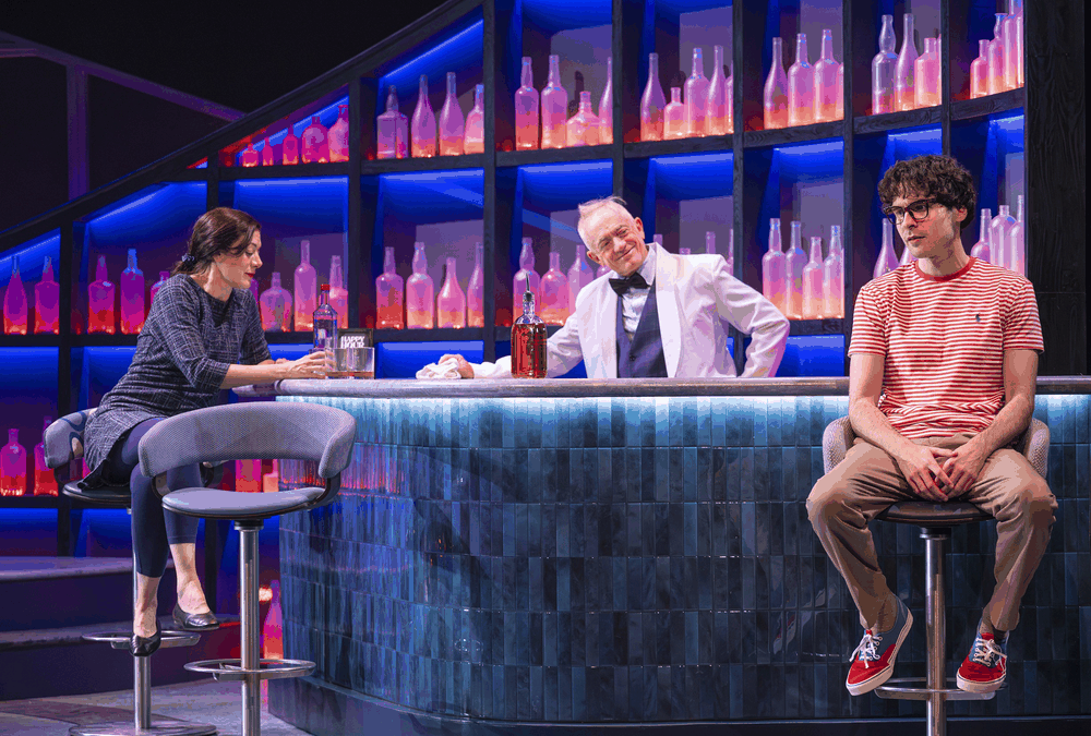 Benjamin Clark, Danny Scheie and Lyndsy Kail in The White Chip at Marin Theatre