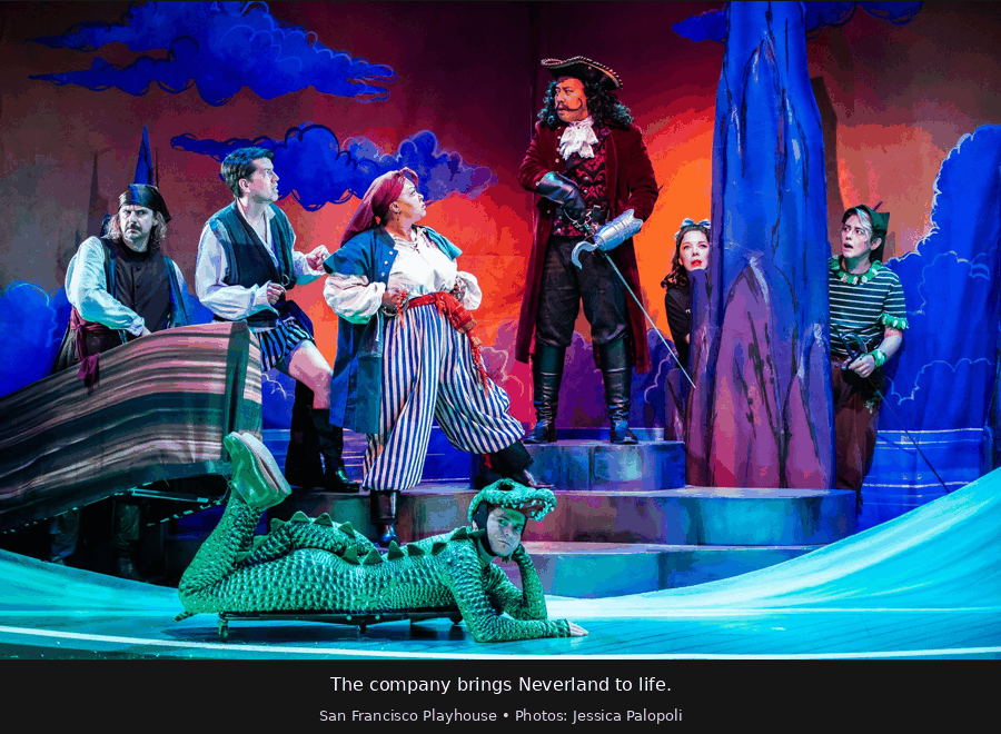Peter Pan Goes Wrong production slideshow. Photos by Jessica Palopoli.